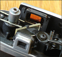 Kodak Signet 35 front viewfinder window