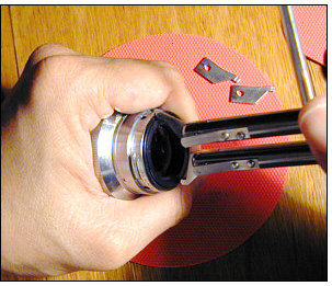 Remove the rear retaining ring