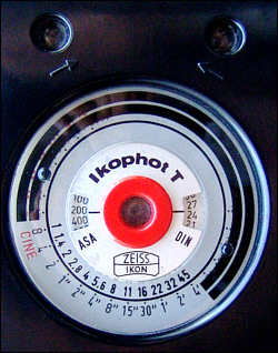 Ikophot T dial